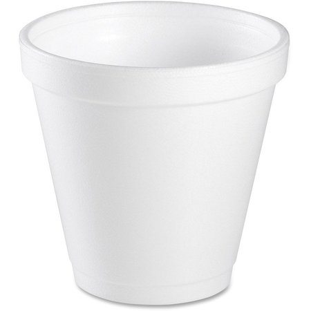 DART CONTAINER Cup, 4 Oz, Foam, 1M/Ct, Wht 50PK DCC4J4